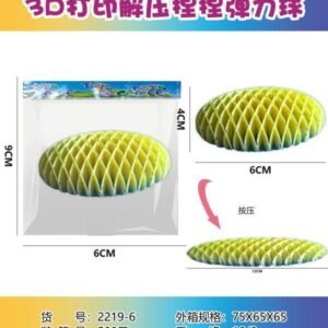 3D printing decompression and kneading elastic ball