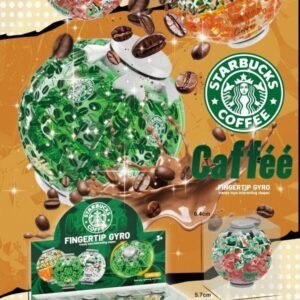 Circular Starbucks decompression gyroscope with lighting (24pcs)