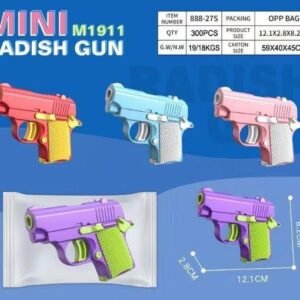 Decompression Radish Gun Cub Q Version Radish Pistol Decompression and Stress Relief Toy