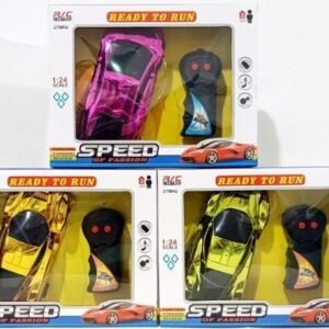 1: 24 two-way remote control car (electroplated) (2 models with 3 colors mixed)