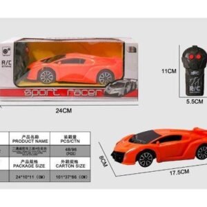 Two 2-color solid color electric remote control racing car models of two way Radio-controlled car