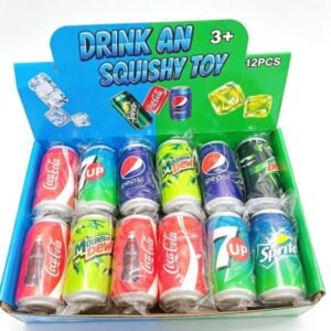 12 pieces of slow rebound decompression and kneading music for soda bottles/display box