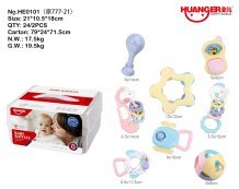 Pastel Boxed Rattle (8PCS