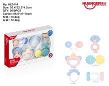 Pastel Rattle (6PCS