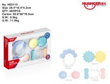 Pastel Rattle (4PCS
