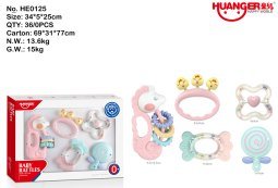 Pastel AB Rattle (5PCS