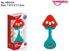 Silicone Fruit Rattle (Watermelon
