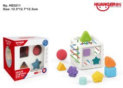Educational Square -Shaped Shape Sorter With Blocks