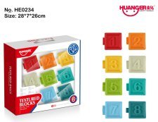 Soft Vinyl Blocks Cube (8PCS