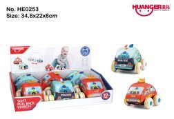 Soft Cloth Car (Police Car / Taxi)6PCS