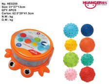 Crab Storage Box + Vinyl Ball (8PCS