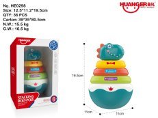 Dinosaur Roly-poly Stacking Toy