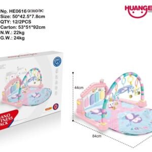 Kick-and-play Piano Baby Gym (Light Musical) (Pink