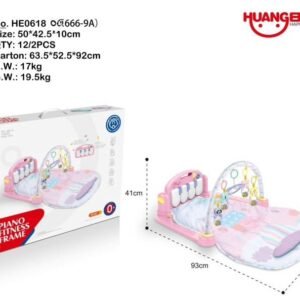 Kick-and-play Piano Baby Gym (Light Musical) (Pink