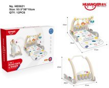 2-In-1 Kick Fitness Baby Walker (Gray