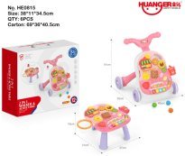 2-In-1 Cake Baby Walker (Pink
