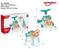 2-In-1 Baby Walker + Activity Table (Boy Style
