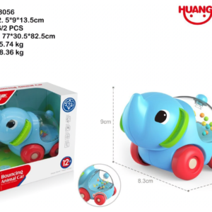 Cartoon Elephant Friction Car