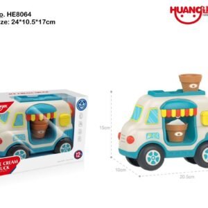 Bubble Ice Cream Car (Blue Green