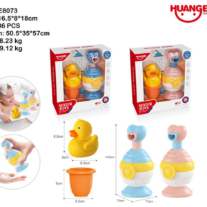 Bath Bottle + Bath Play Duck Set