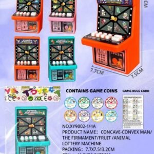 Educational Kids Handheld Game Desktop Ultraman / Space / Fruit Animal Lottery (4 Style Mixed) (3xAA Batteries, Battery Not Included