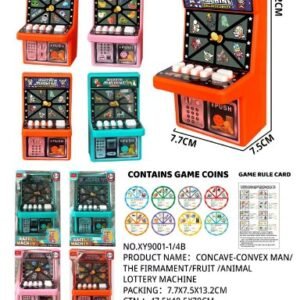 Educational Kids Handheld Game Desktop Ultraman / Space / Fruit Animal Lottery (4 Style Mixed) (3xAA Batteries, Battery Not Included