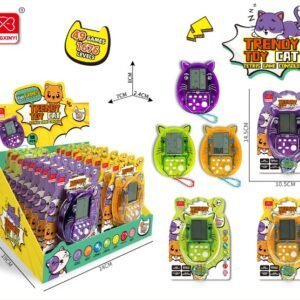 Medium Screen Controller-shaped Educational Tetris Handheld Game (2xAAA Batteries, Battery Not Included
