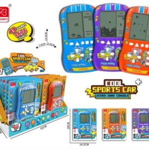 Large-screen Superman Educational Tetris Handheld Game (2xAAA Batteries, Battery Not Included