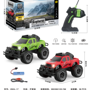 1:12 Off-Road RC Car (Pickup) with Lights, USB